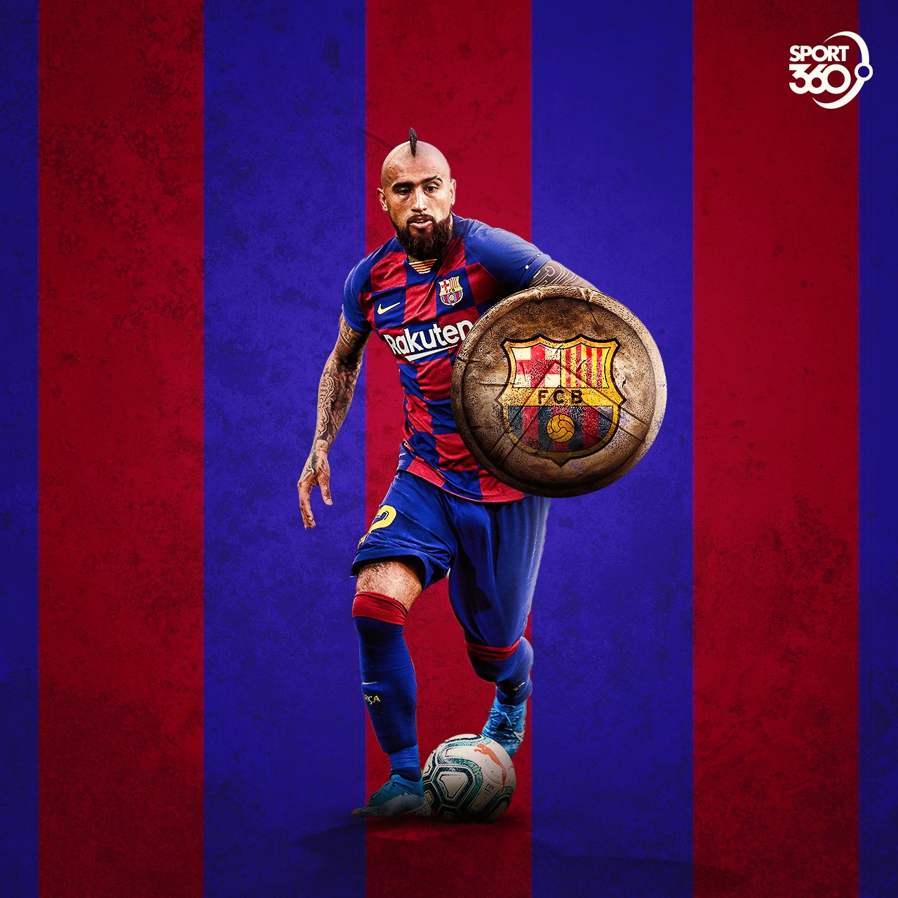 Barcelona\s Warrior   Happy birthday to Arturo Vidal who is 3  3  today 