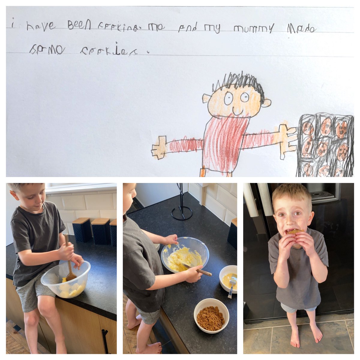 courttayajames's tweet photo. The weeks are going so fast with home schooling @Year1PDCS #Homeschooling2020 👨🏼‍🍳🍪 https://t.co/FR4IyFqaCo