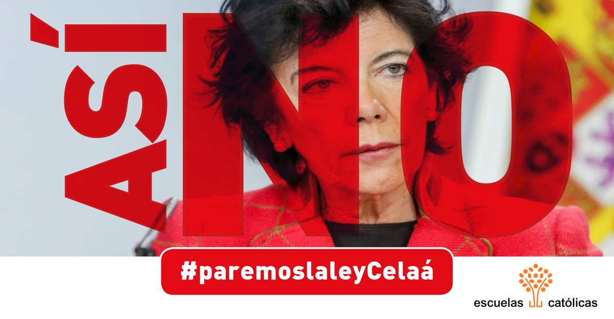 ecatolicas's tweet photo. Porque no, porque una Ley no se hace sin consenso, ni diálogo, ni participación, ni debate #asíNO #ConConsensoSÍ #ConDialogoSÍ #ConDebateSÍ #ConParticipaciónSÍ #SÍalPactoEducativo #paremoslaleyCelaá https://t.co/S759pK06Sk