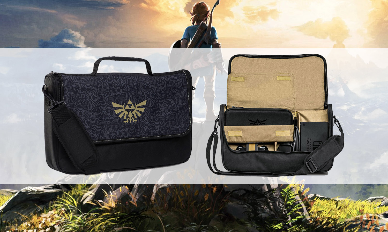 This Nintendo Switch ZeldaThemed Messenger Bag Carries, 48 OFF