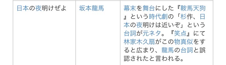 松吉 日本の夜明けぜよ は坂本龍馬や坂本龍馬関連書籍に載っておらず 実は笑点で鞍馬天狗のモノマネした木久扇師匠がセリフを端折って言って広まったの語り継いでいきたい 松吉 日本の夜明けぜよ は坂本龍馬や坂本龍馬関連書籍に載っておらず 実は笑点で鞍馬天狗のモノマネした木久扇師匠がセリフを端折って言って広まったの語り継いでいきたい