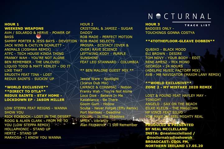 radioneal's tweet photo. Super #NocturnalRadioShow on @coolfm last weekend.
@BenMaloneDJ is on Guest Duties, #RobMade & @GleaveOfficial drop in also.
#WeekendWeapons from me & world Exclusives
@DeepTechLA @ReduxSaints
@ZONE2OFFICIAL
Listen Here:
https://t.co/LcQriuv1At
#thejourneycontinues https://t.co/07BV2ZYUTi