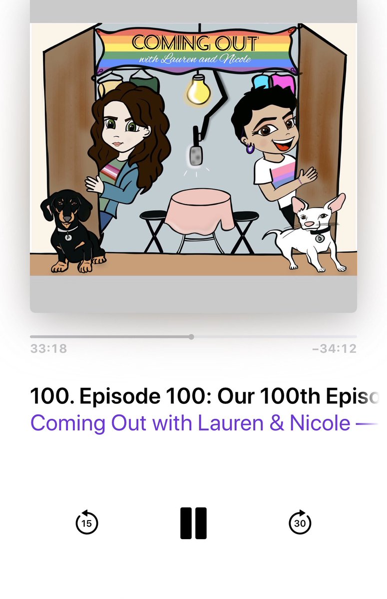 SueNowhereboy68's tweet photo. EPISODE 100!!! OUT NOW DOESNT TIME FLY WHEN YOURE HAVING FUN !!!! BRILLIANT PLEASE SUBSCRIBE ππ....FANTASTIC!!CONGRATS NIC AND LAUREN ππ»ππ»πππ MUCH LOVE xx @nicolepacent @lauren_flans @comingoutpod #findricki #lesbian #gay #bisexual #trans #queer #pride #loveislove #cominout https://t.co/cnrw3w6K40