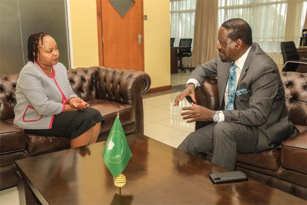 NationBreaking's tweet photo. RAILA MEETS Ngilu, Waiguru, Kobia and other women leaders; says BBI final report is at an advanced stage. https://t.co/l2W0u8xxOX