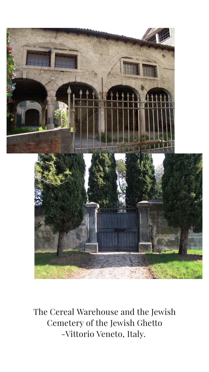 PTraces's tweet photo. #MyParallelTraces
-The Cereal Warehouses of the Ghetto of Vittorio Veneto built in 1771 and currently awaiting restoration, is the only remaining building of an important Jewish Community.
-The Vittorio Veneto cemetery was founded in 1857. 👇
https://t.co/4147rTtmCx 📷 https://t.co/dwswP0EHdq