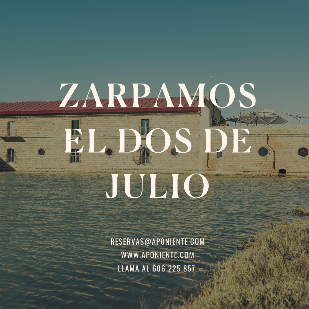 chefdelmar's tweet photo. ZARPAMOS 2 de Julio!! Estamos con muchísimas ganas y queremos seguir cocinando la mar... quien se apunta?
Reserva ya llamando al 606 225 857, escribiéndonos a reservas@aponiente.com o vía web en el link de nuestra Bio! https://t.co/zmNtXZkSYD