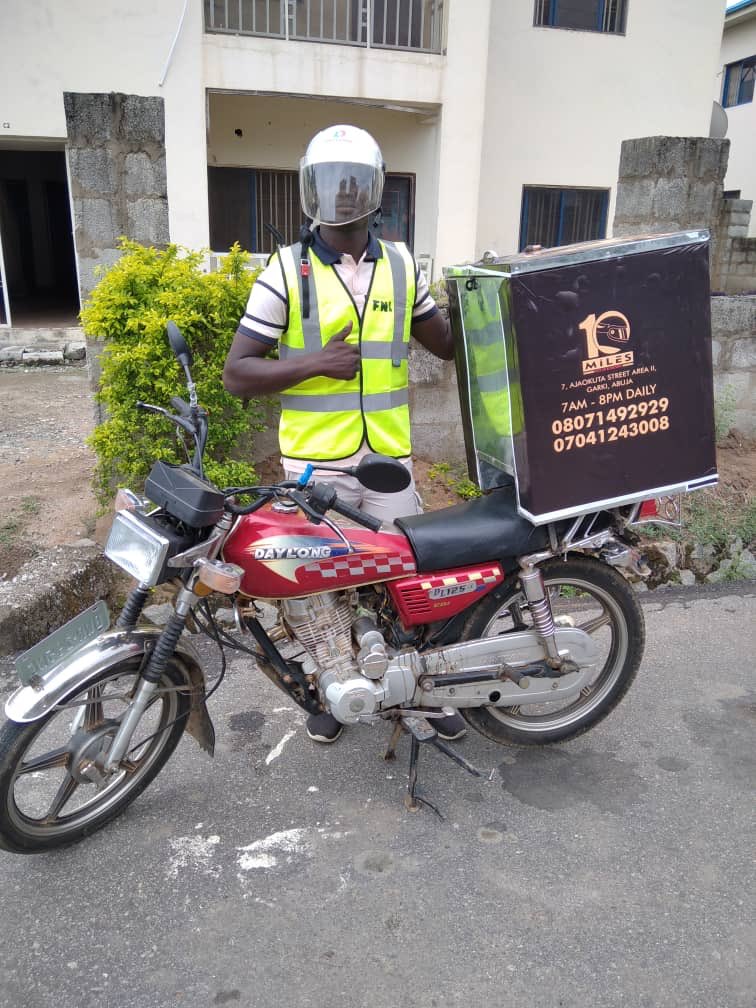 UmehWrites's tweet photo. If you’re looking for an efficient delivery service in Abuja &amp; environs that makes taking care of your goods their priority, then you can call on @10milesL to run your errands. Please call 07041243008. #10Miles #AbujaTwitterCommunity https://t.co/7U1uzTNMyl