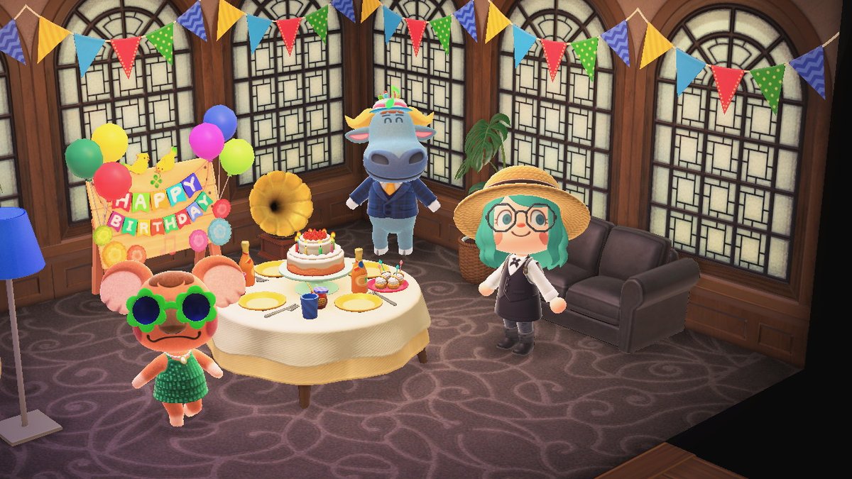 JocastaSwitch's tweet photo. Happy Bday T-Bone!  #AnimalCrossing #ACNH #NintendoSwitch https://t.co/sFM3vlIQA1