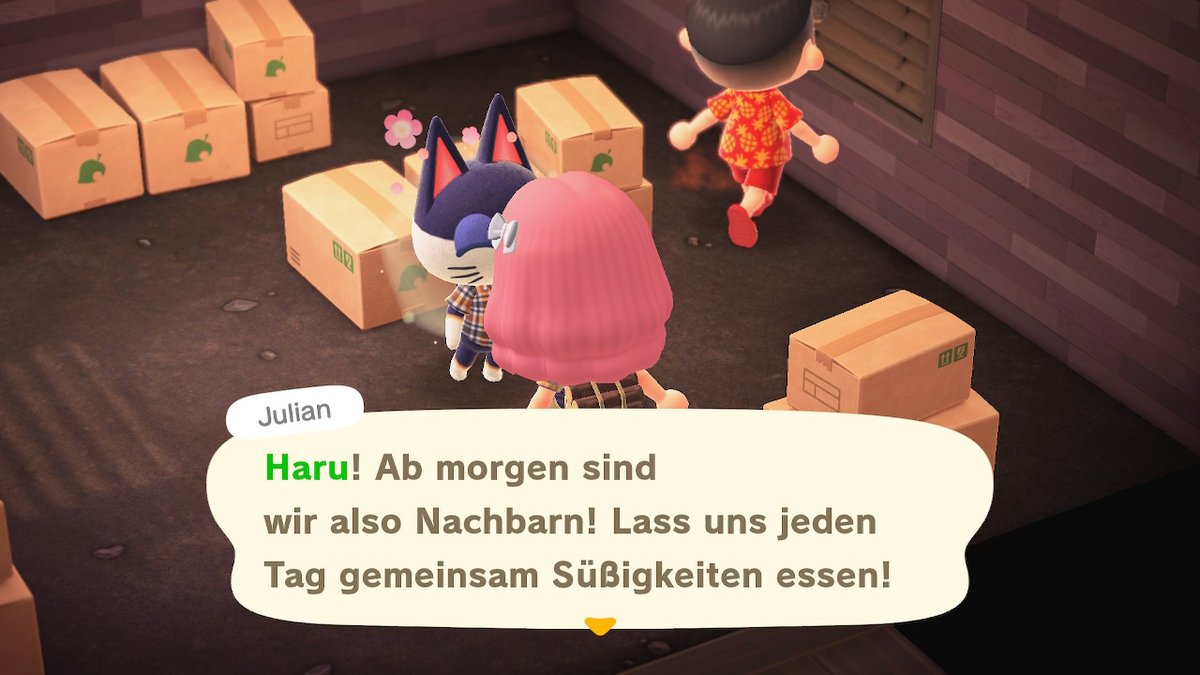 Harucchi's tweet photo. Punchy/Julian will move in tomorrow <3
Luckily found someone who had him in boxes 
#AnimalCrossing #ACNH #NintendoSwitch
#acPunchy https://t.co/Irvy9UNtDM