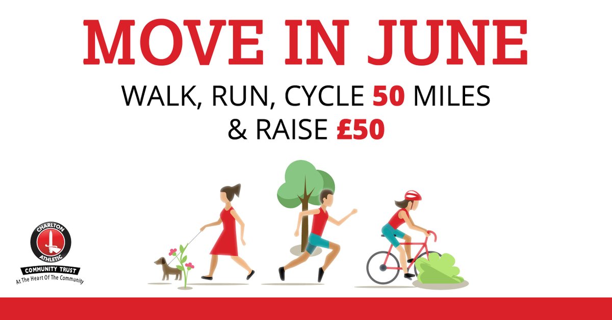 CAFCTrust's tweet photo. It's June, and our #MoveInJune fundraising campaign gets underway today! Find out more and sign up >> https://t.co/bqMhyOQBIP https://t.co/2n4AUYlPNP