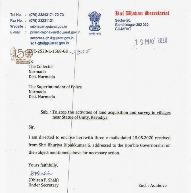 #YouNeedToAttention

1)Highcourt के नियम न मानके उपर से Lockdown के नियंमो का भंग करके काम शुरू रखा.
2)राज्यपाल के Order भेजने पर भी काम शुरू रखा.
सिस्टम में होक आप सिस्टम की बात मान नहीं रहे हो?
ध्यान नहीं दे रहे हो! सुन नहीं रहे हो! ये कोनसा सिस्टम.?

<a href="/CollectorNar/">Collector Narmada</a> <a href="/SPNarmada/">Narmada Police</a>