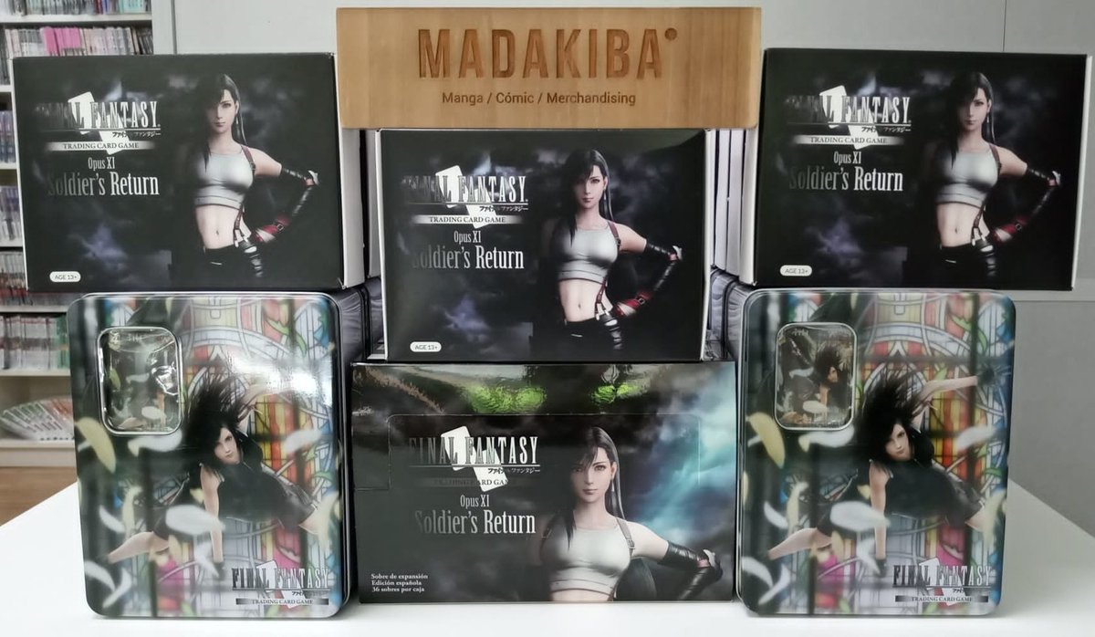 madakibacomics's tweet photo. Amantes de #FinalFantasy

Ya están aquiiiiii...
A la venta el 22.05.20 el nuevo #OpusXI 

#FinalFantasy7Remake #CloudStrife #TifaLockhart #AerithGainsborough #Sephiroth https://t.co/H1rfJ3HCJZ