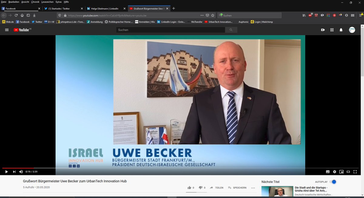 D_IL_Innovation's tweet photo. Unsere Gesprächsreihe zu Innovationen und Startups in Städteplanung geht in die nächste Runde: Mit Bürgermeister Uwe Becker haben wir einen Unterstützer an Bord, der Frankfurt eng mit Tel Aviv verknüpft. https://t.co/mPTPsFGtxC
#innovation #startups #frankfurt #telaviv #israel https://t.co/AIunhgF91D