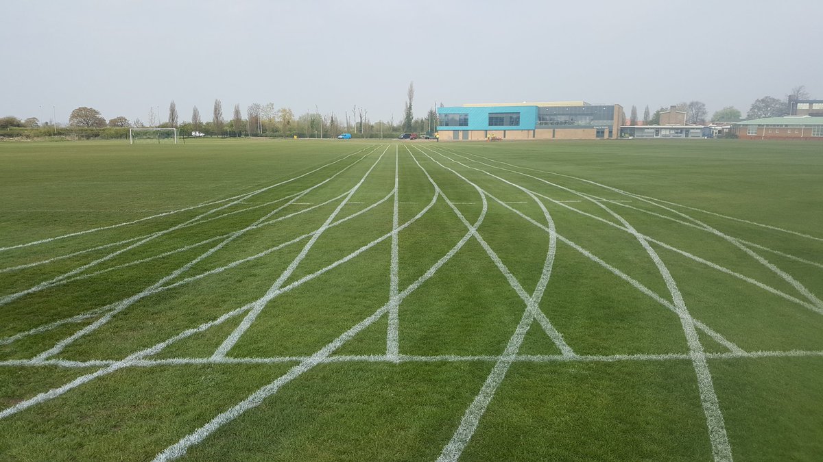 TurfixServices's tweet image. Enquiries about our availability for marking sports fields and tracks for June school openings are coming in. 
Get in touch via DM or services@turfix.co.uk if you need #GPS accurate markings.
We marked 40 tracks last spring #linemarking