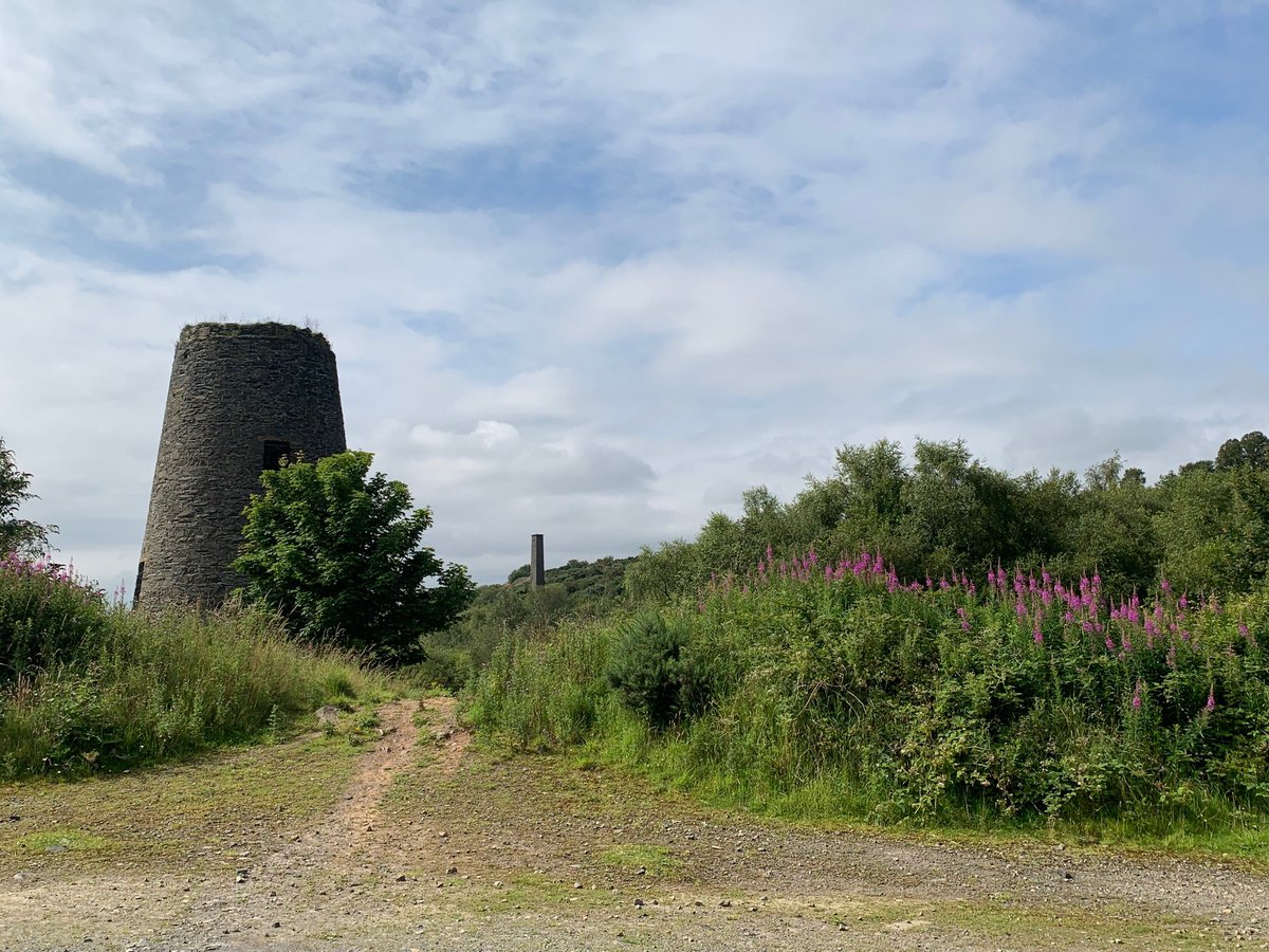 GeoSurveyNI's tweet photo. It's #lead mining heritage for #LockdownGeology at #Conlig and #Whitespots mine nr Newtownards. 

Mineralisation in brecciated Silurian rocks, hydrothermal veins of dolomite with galena. 

Began late 1700’s, most productive 1829-1865. Produced 15Kt of lead &amp; 2Kt of silver. https://t.co/3mRUTeSTF1