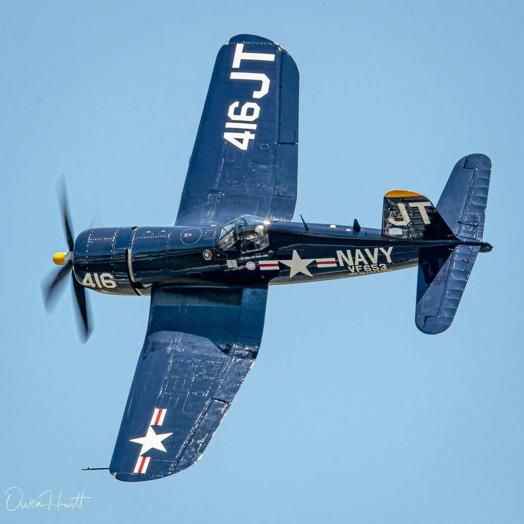 OwenAviation's tweet photo. Its #warbirdwednesday with @koreanwarhero piloted by Jim “Torc” Tobul. Jim is also a team member for @theclassof45 with Scott “Scooter” Yoak @quicksilverp51 #Corsair #F4U #KWH #Classof45 #warbird #1945 #combathistory
Please follow 🙌🏻 @owen.aviation.photo @combat_learjet @tu… https://t.co/vRrAvjynie