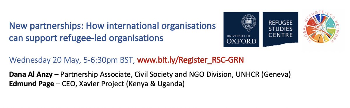 WeAreCohere_Org's tweet photo. Make sure to sign up for the #ByRefugees TONIGHT. Our  CEO @EdmundPage be joining the discussion how #NGOs can support the #localisation of #humanitarian #action. Sign up here, https://t.co/HrEwxDKh5l @DKaay3 https://t.co/Qzf2vqnWT5