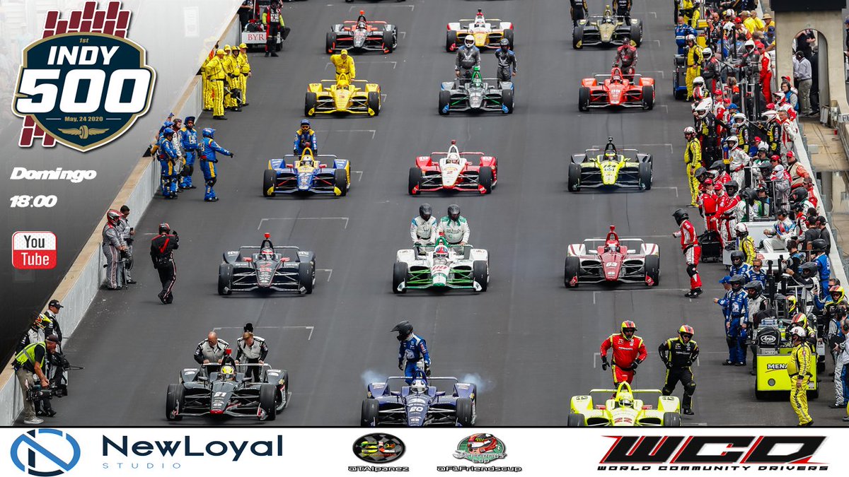 WCDClub's tweet photo. #Simracing #iRacing #500milles #Indianapolis #simulation #Racing #pcgaming #pcgames 

Este Domingo - 18:00 - 

Campeonato F1 Friends Cup - Semana de la Velocidad - iRacing

500 Milles Indianapolis - En cabina - @WCDAceVendetta &amp; @vmjimsan

Directo 🔽 
https://t.co/K3uPpzvSA3 https://t.co/puixnUPPGy