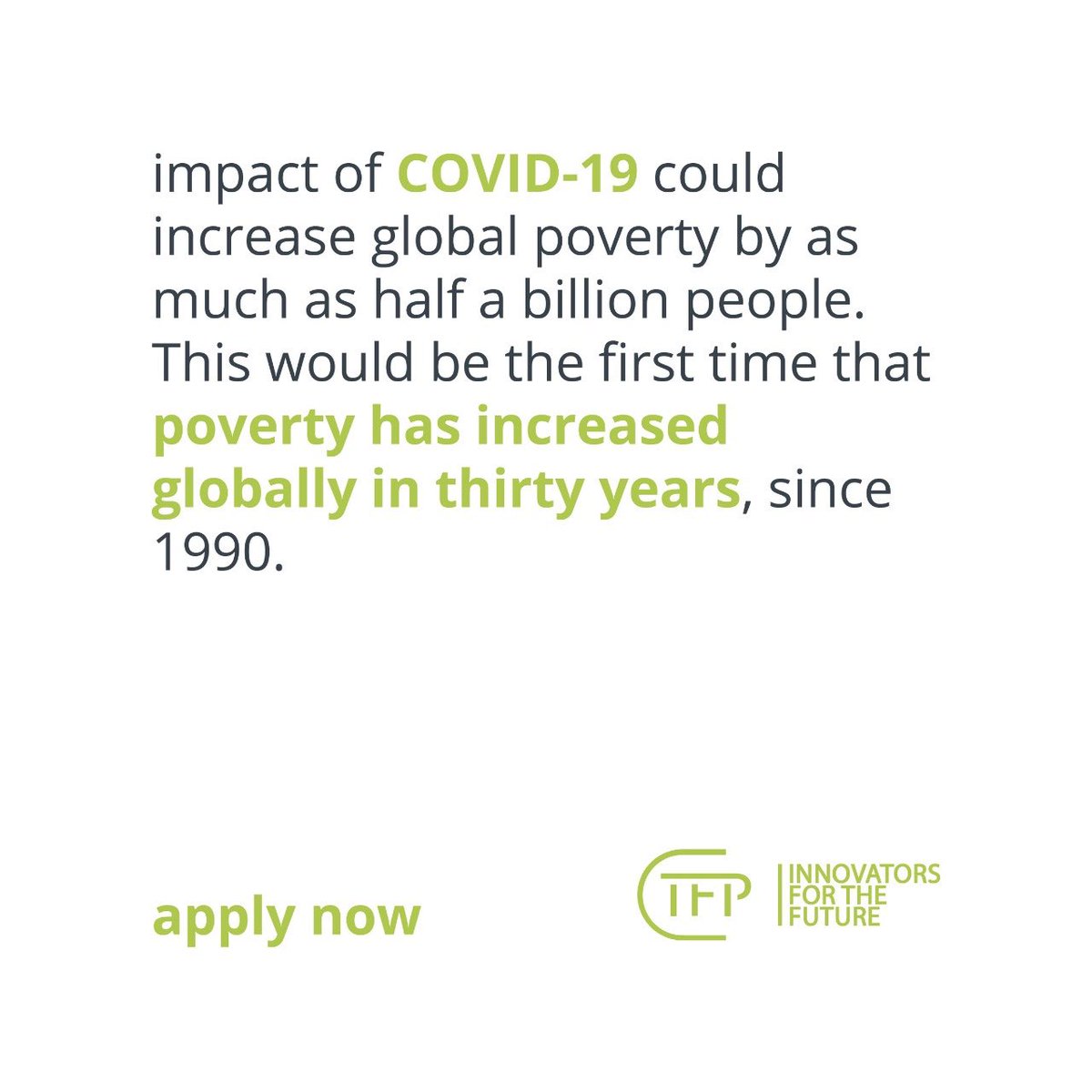 TheFuturesProj's tweet photo. #NoPoverty by 2030 is the goal, but how can we really achieve it? The Futures Project is looking for innovations focused on #SDGโs like #nopoverty.
Apply now to our Call for Innovators for the Future! โ Link in bio.โ โ
โ #thefuturesproject #InnovatorsForTheFuture #Envision2030 https://t.co/7vvtDHQA25