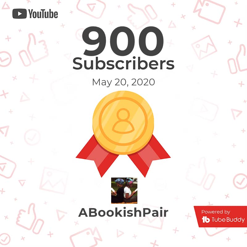 ABookishPair's tweet photo. You made it happen!!!! 900 strong! 💪💪
Road to 1000...Let's go!!!!!!!! https://t.co/4UUTMnIRCf