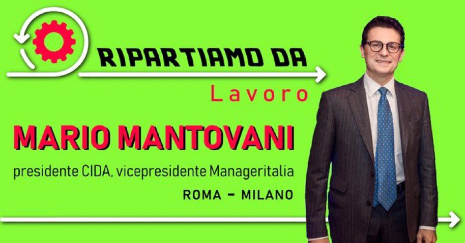 📍In occasione dei 50anni dello #StatutodeiLavoratori <a href="/Mario_Mantovani/">Mario Mantovani</a> dice 🔎 bit.ly/2ygYOn1

Lo #StatutoLavoratori lo riscriverei con l’idea del #lavoro come #contratto sociale, vero strumento per la crescita delle #persone e comunità. Al centro #competenze...