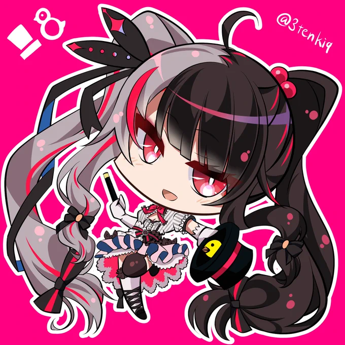 VチューバーSDシリーズ⑱ #夜見れな #れなの鳥っくあーと 