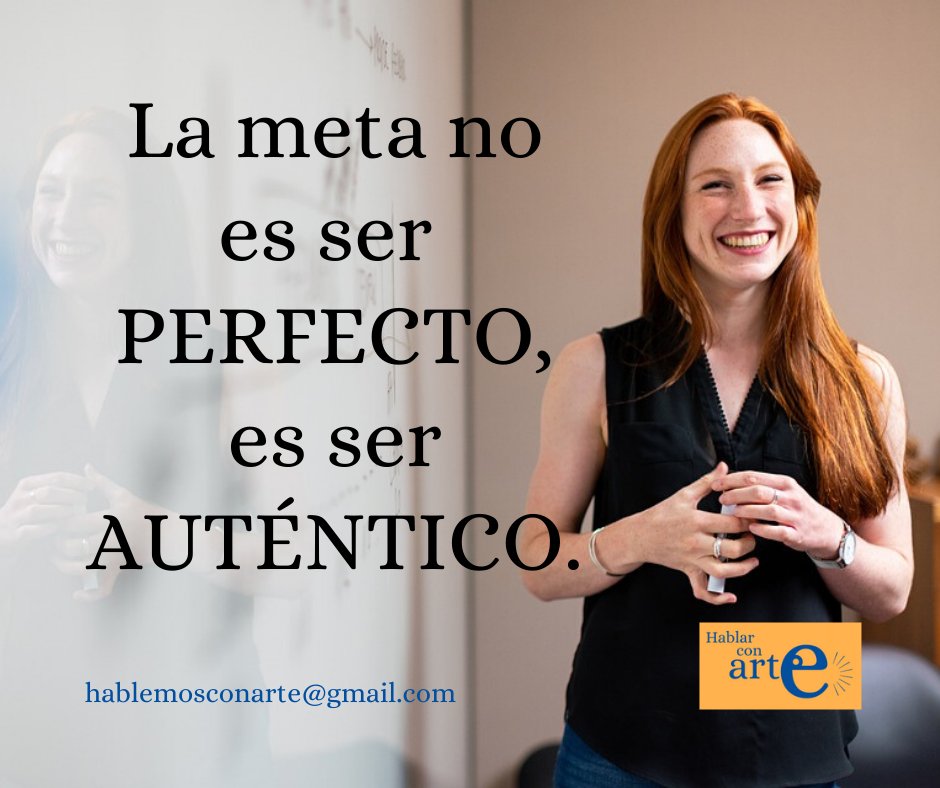 hablarconarte's tweet photo. Ser PERFECTO es un objetivo que coarta nuestra esencia, nos hace esclavos de un pensamiento basado en estereotipos que no nos ayuda nada. 
Piensa en una persona que definirías como AUTÉNTICA ¿qué la diferencia? 
#auténtica #perfecto #comunicación #hablarenpúblico #hablarconarte https://t.co/o0lB0aiMYF