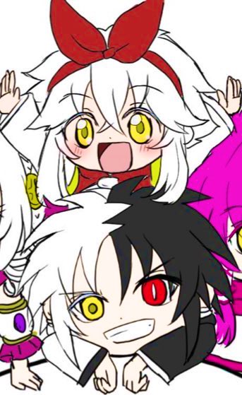 Q6 種族は セツ 白銀の髪で 琥珀色の瞳孔に金色の目の色 聖族 の証 のぼぼん º º ただの顔文字のイラスト