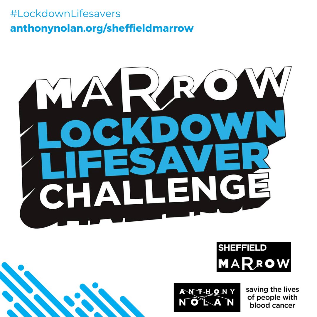 LOCKDOWN LIFESAVERS 💙
Due to the COVID-19 pandemic, there has been a huge drop in people registering as a potential stem cell donor and Anthony Nolan urgently need to recruit more potential lifesavers to their register. 
Check out our Fb page- Sheffield Marrow for more info 💙
