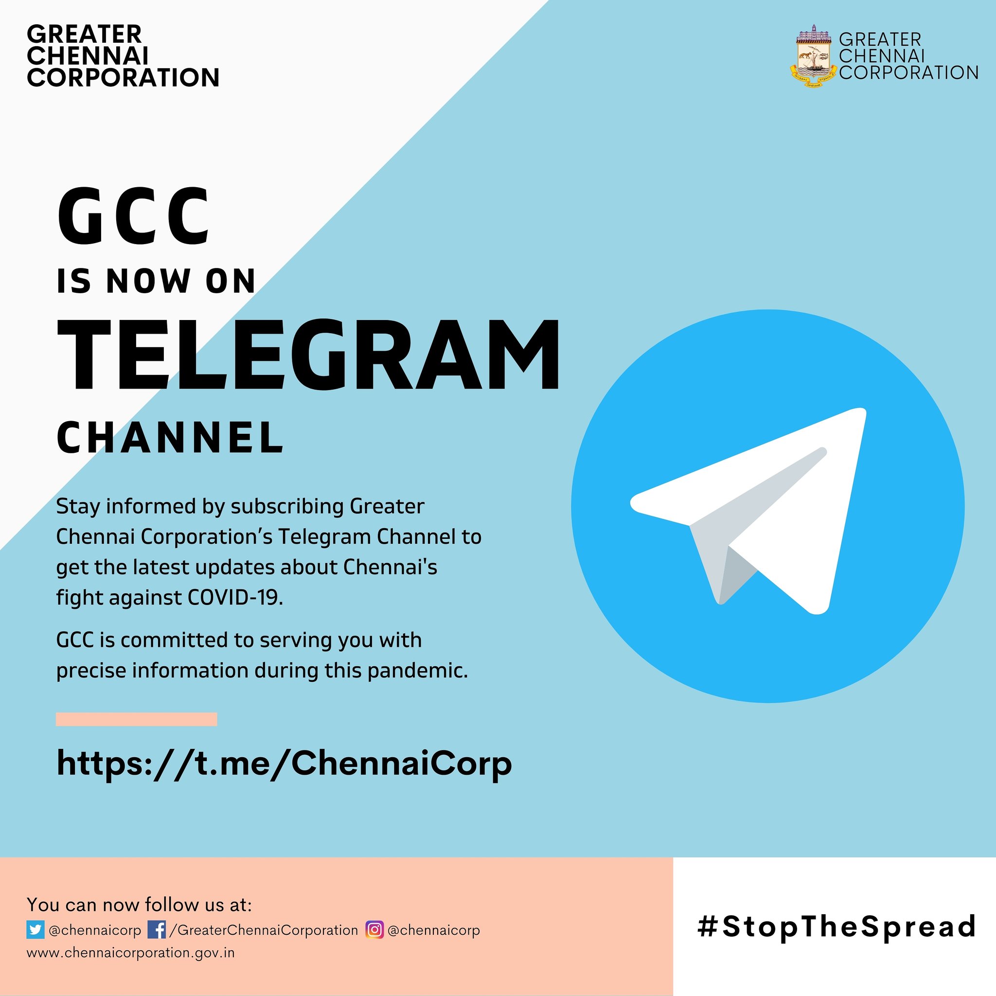 Greater Chennai Corporation on Twitter "Dear Chennaites, Greater