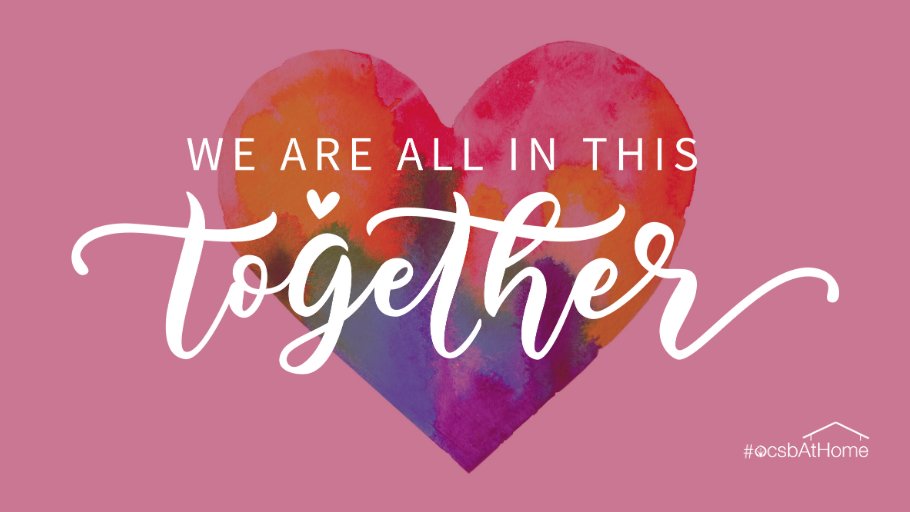 OttCatholicSB's tweet photo. We know with yesterday's news comes new questions and emotions. Our dedicated #ocsb educators and staff are still here for you. Please reach out to us! 💕🙏 Visit https://t.co/z8XnpU0Bip for mental health and learning resources. Together, we will get through this. 🌈 #ocsbAtHome https://t.co/mHFeUkG14N