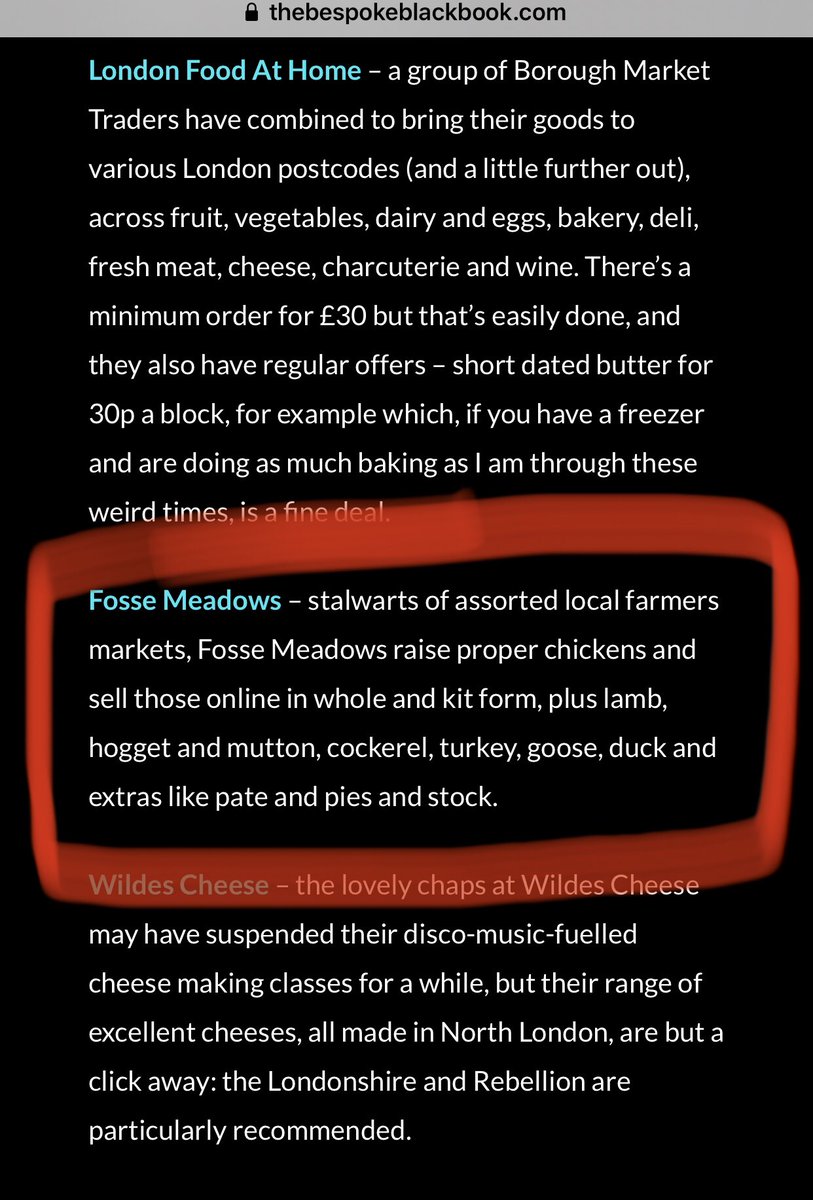 FosseMeadows's tweet photo. Looking for recommendations for best #qualitymeat for home #delivery?
Check the RT @TheBespokeBook by #London #foodie @DineHard (we’re also listed w @eatlikeagirl) @FosseMeadows #thankyou #directfromthefarm #weekly #lessmeatbettermeat https://t.co/zYEZda2PT5
