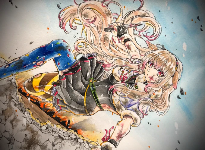 #めめアート
#もこ田めめめ

めめめは強い。 