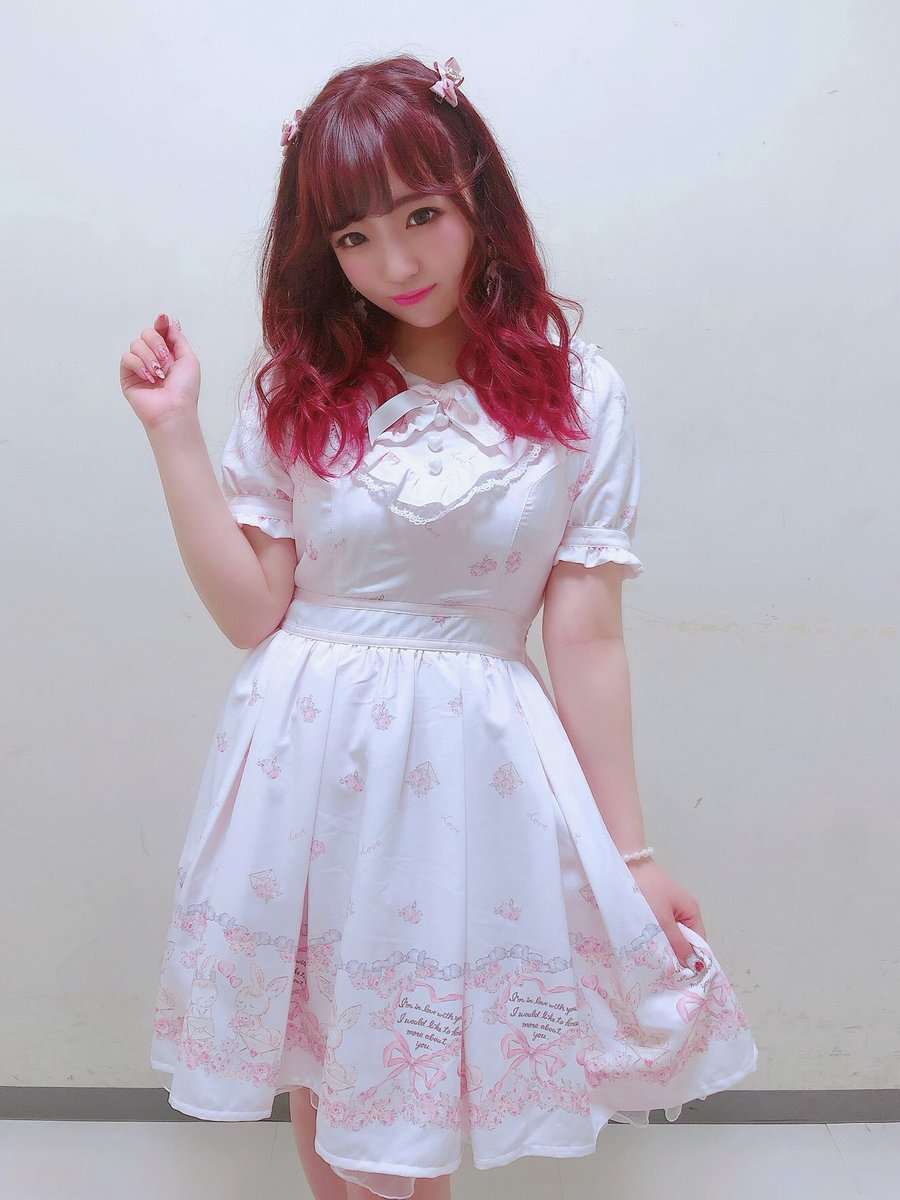 ラブレターラビット柄ワンピース