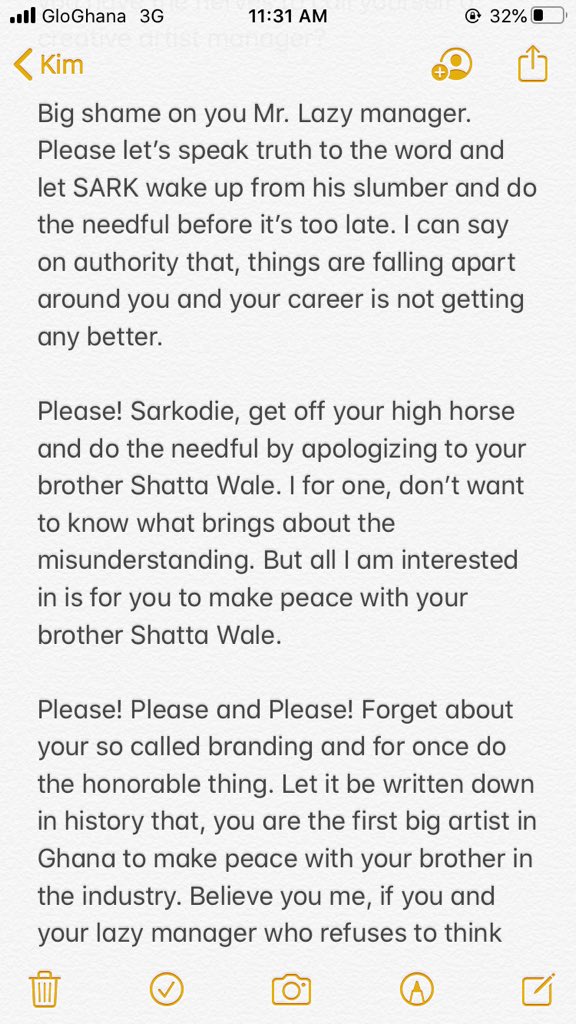 Ghana_ha_ns3m's tweet photo. AN OPEN LETTER TO @SARKODIE !!! https://t.co/xesBPo5yIx