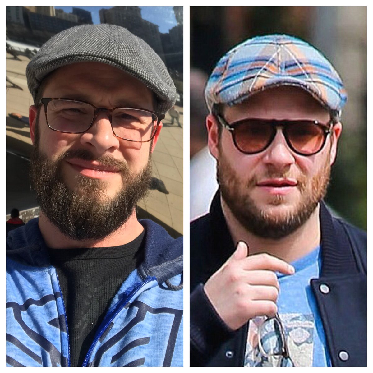 dtingley27's tweet photo. @ChuckWendig @Sethrogen is my #celebritydoppelganger https://t.co/l6UzygbeoP