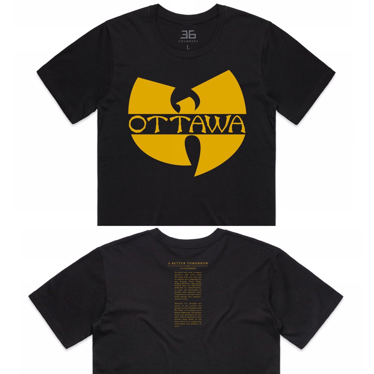 JimWatsonOttawa's tweet photo. Happy to support the launch of #ABetterTomorrow collection!

In collaboration w/ @WuTangClan @36ChambersALC, 3 items 👕🧴🥘 are being sold to benefit @OttawaFoodBank, @OttawaMission &amp; @CHEO 

Shop for a Wu-Tang Clan #Ottawa T-Shirt &amp; other items ➡️ https://t.co/D3VYJ6Xz7q https://t.co/EYxrZgiy29