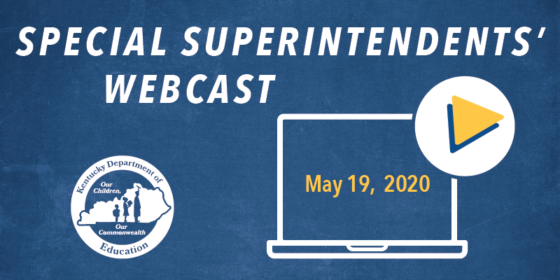 KyDeptofEd's tweet image. 🆕: During the May 19 Superintendents' Webcast, Kentucky’s superintendents dove into the reopening guidance document provided by the @KyDeptofEd on May 15. Full recap via Kentucky Teacher ➡️ bit.ly/Superintendent… #KyEd #TeamKDE