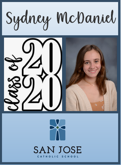 SanJoseCSJax's tweet photo. 8th grade Spotlight of the Day! We are so proud of our 8th graders and are excited to see where their journey leads them. Their presence on our campus will be greatly missed. Congratulations, Class of 2020! #sanjosecatholic #classof2020 #catholicschoolstrong https://t.co/Vul8lBMQ9V
