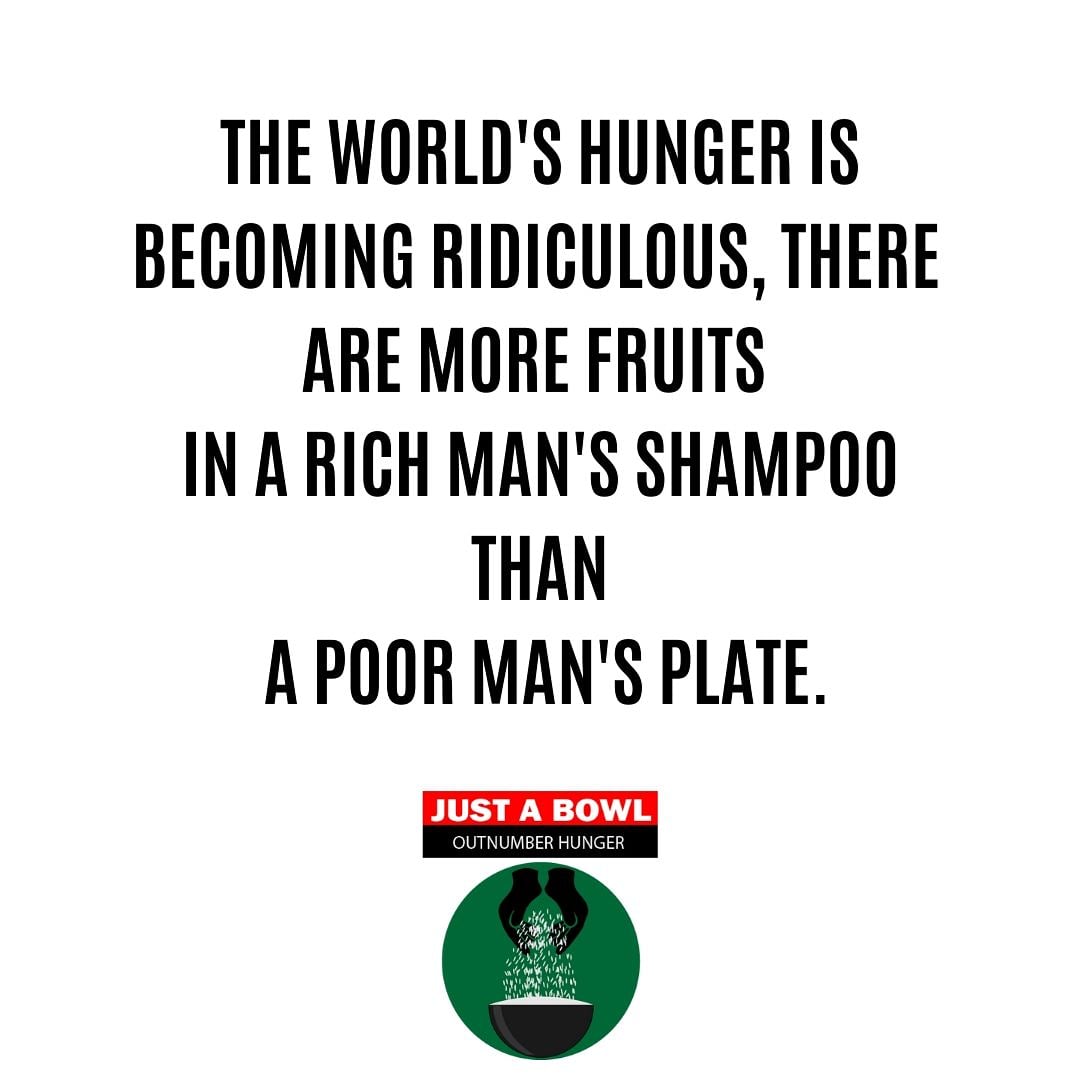 Justabowl3's tweet photo. We should all try to feed at least one mouth today.... We can heal the world one bowl at a time.....
.
.
#justabowl #justabowl #eradicatehunger #outnumberhunger #justabowlcansaveasoul https://t.co/NKo4si3Xsi