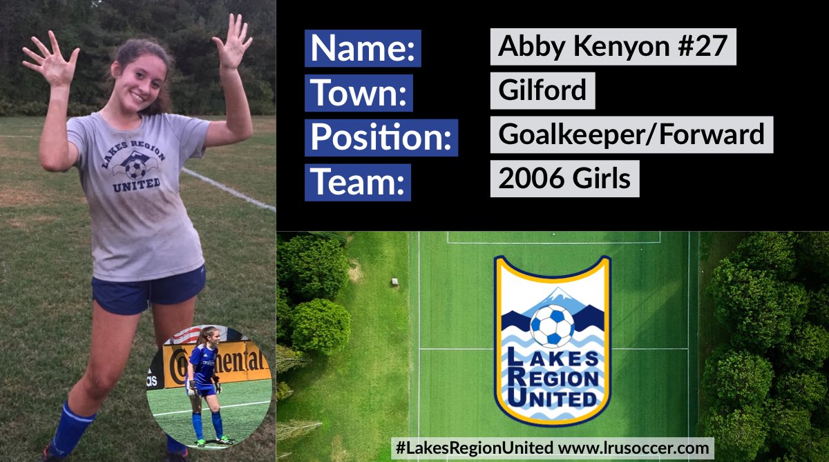 LRU_Soccer's tweet photo. Another versatile player, Abby Kenyon, is today’s featured player!

Remember to be in with a chance of being tomorrow’s featured player, send details and a photo to info@lrusoccer.com https://t.co/gjsJZ0gN1r