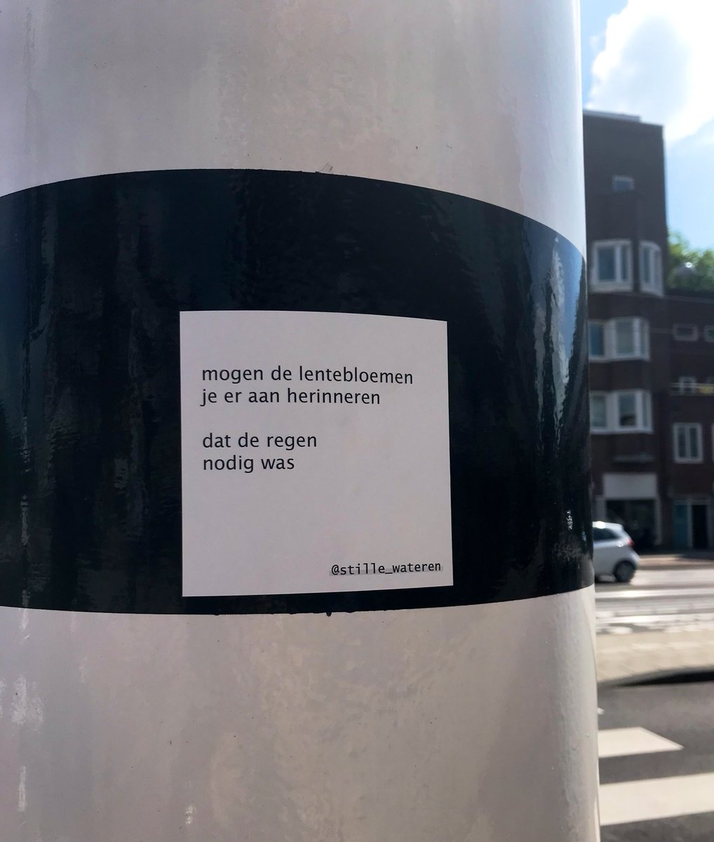 Lasabina1980's tweet photo. #streetpoetry #janvangalenstraat https://t.co/59P3pkxMwY