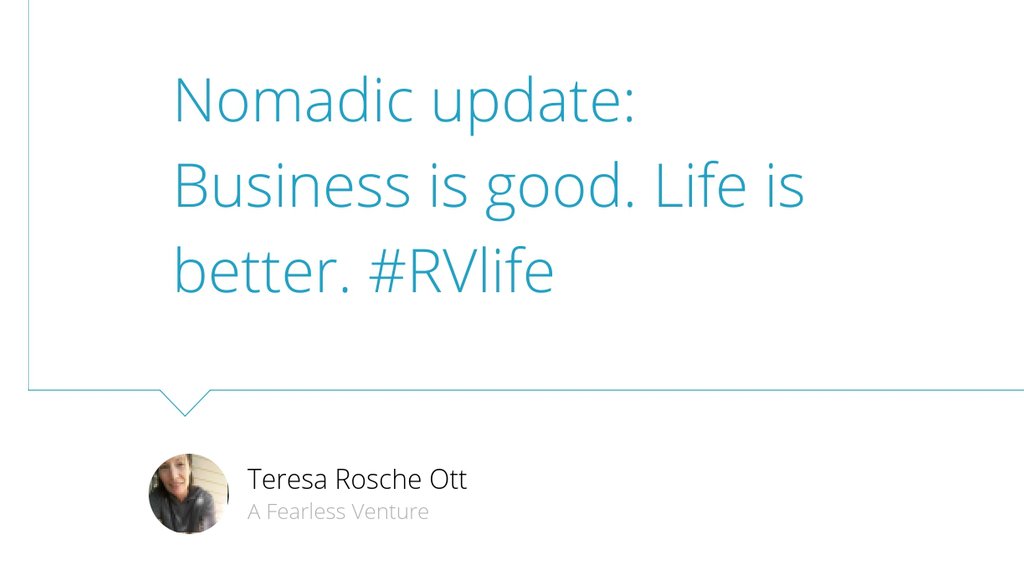 terraM's tweet photo. Trying to do what you do all alone? Stop. Do yourself a favor &amp; find like-minded people to connect with. https://t.co/dvj5nRWCQw #digitalnomad #RVEsummit #RVentrepreneur #remotework #RVlife #tribe https://t.co/4ucLbb73S8