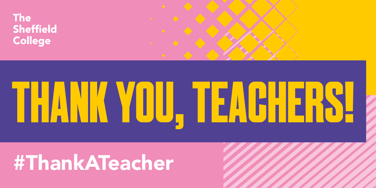 Today we're celebrating #NationalThankATeacher day! We'd like to say thank you to all of our teaching staff at The Sheffield College for their continuous hard work. You're all amazing ⭐

Do you want to say thank you? Reply to this tweet❤️