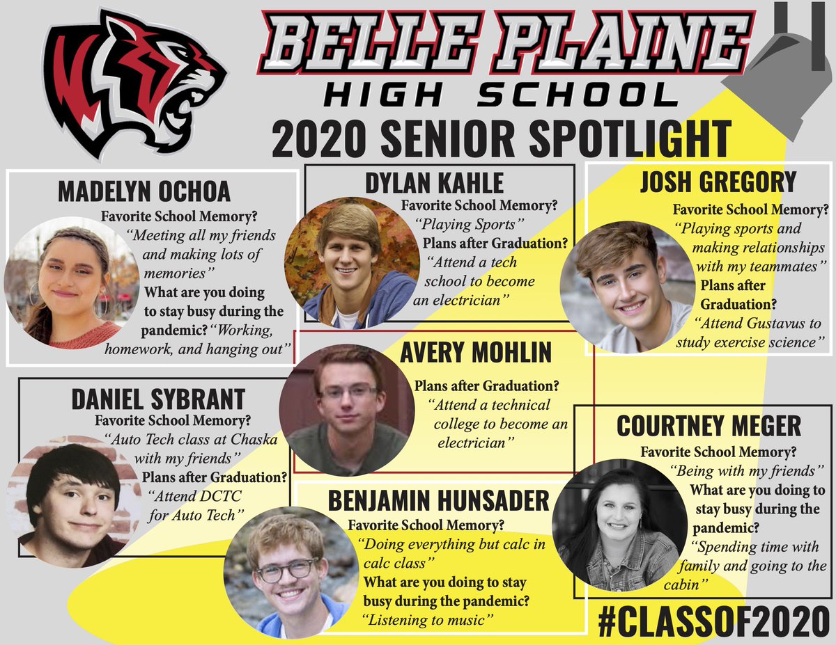 BPSchools's tweet photo. Post #14

In honor of our ⭐️SENIORS⭐️ and the unique situation they are in right now, we want to take this opportunity to highlight the class of 2020! We will be highlighting 12 senior students each week and sharing a little bit about each of them!

#2020SENIORS
#TigerPride ❤️🐾 https://t.co/n9LutvMmsf