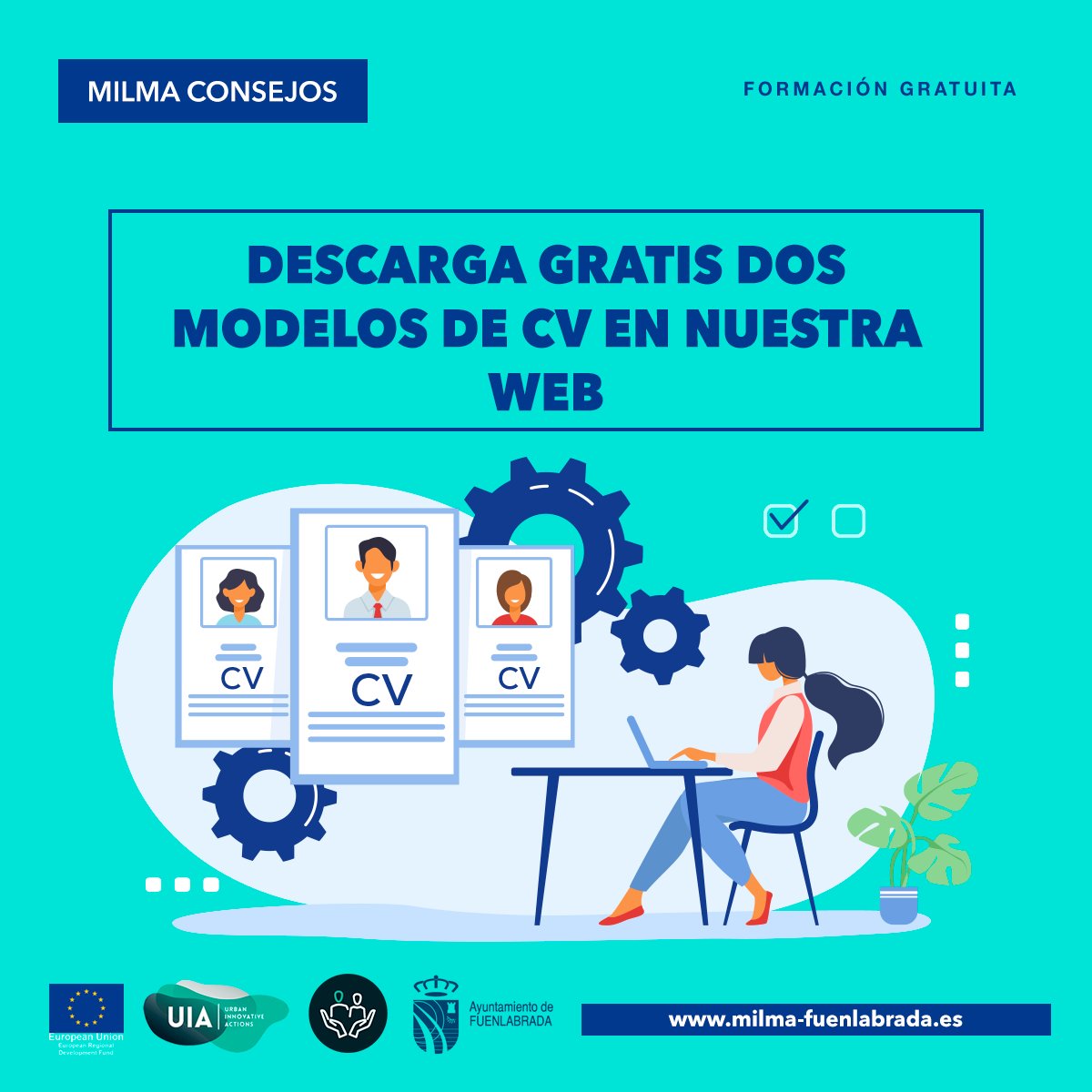 milmafuenla's tweet photo. La semana pasada publicamos un artículo con las partes fundamentales que debe incluir un #cv y lo prometido es deuda así que os dejamos dos modelos de curriculum vitae para que os los descarguéis en nuestra web. 👇👇
https://t.co/lUaxP3shVW
·
·
·
#CV
#cvgratis
#plantillacv https://t.co/yLKmMl65Un