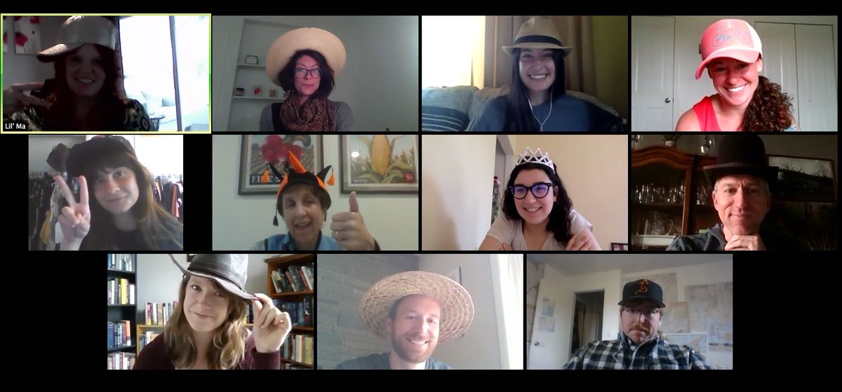 PTNY's tweet photo. Hats off (or, in this case, on!) to the fantastic Parks & Trails New York staff.
#ptny #parksandtrailsny #MondayMeeting #hats #nonprofit #advocacy #parkspledge #advocate https://t.co/lkEHF5gP70