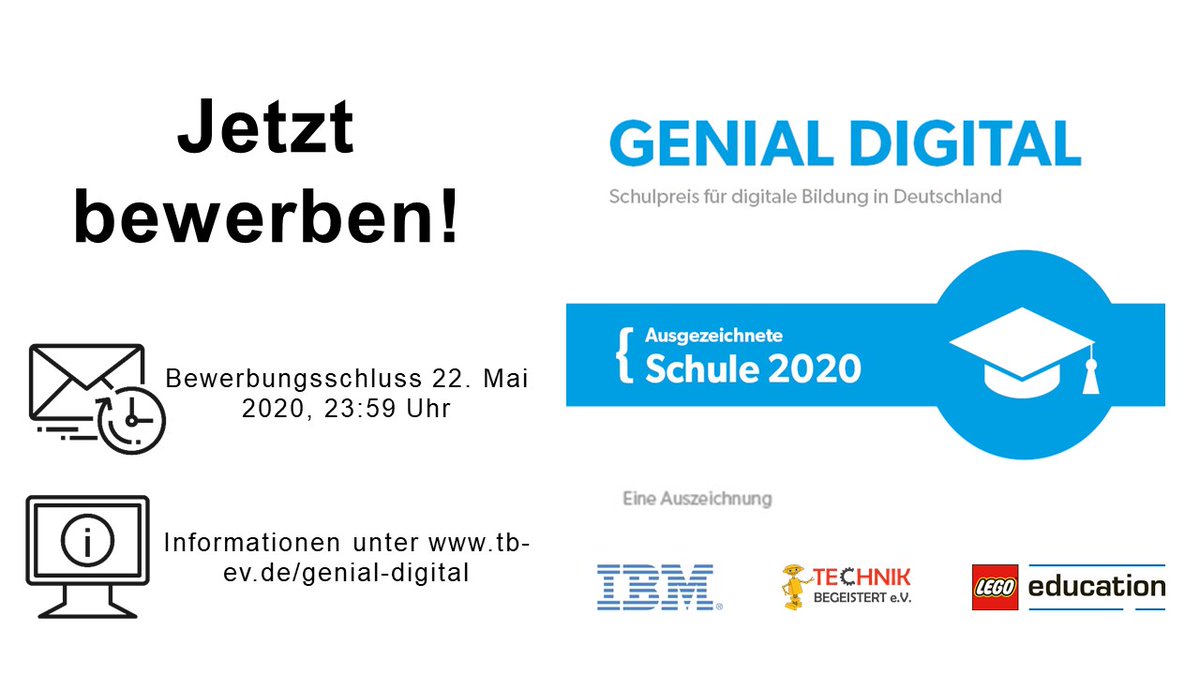 TBeV_Roboter's tweet photo. #Schulpreis #GENIALDIGITAL - Welche Schule meistert die Corona-Krise mit digitalen Lehr- und Lernangeboten? https://t.co/9QELDg9Gfk
@IBMDeutschland @LEGO_Education 

 #robotergeschichte #mint #technik #bildung #digitaleBIldung #digitaleLösung #ibmdeutschland #legoeducation https://t.co/N17aitw1FH