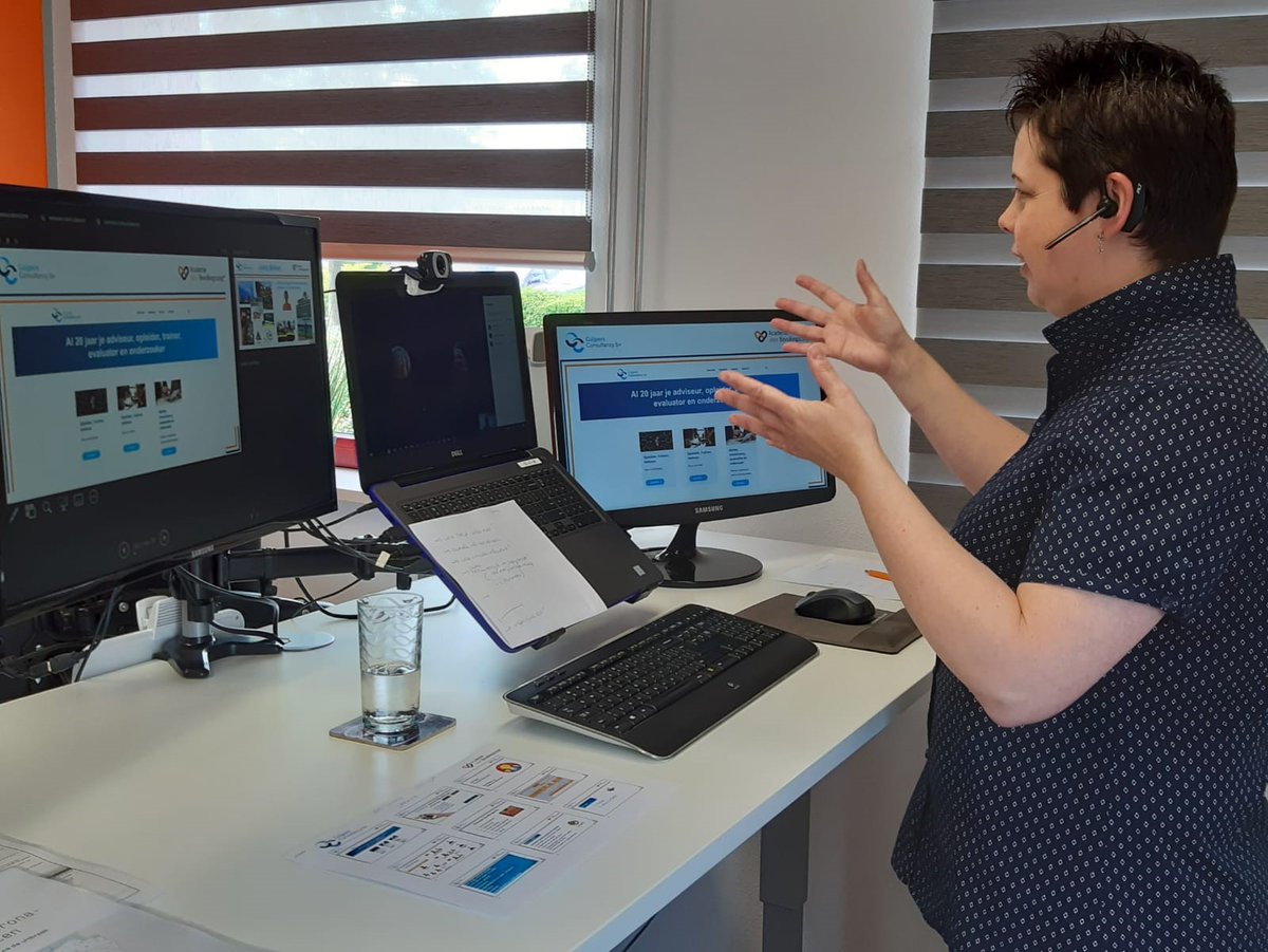 criseswilliam's tweet photo. Wil je een kijkje achter de schermen van de digi-classes van Cuijpers Consultancy?
Lindy Bakker geeft vandaag twee digi-classes: de eerste over Omgevingszorg en de tweede over LCMS. 
Belangstelling voor één of meer van onze ‘digi-classes’? Neem contact met mij op voor informatie! https://t.co/fwDuzaERfU