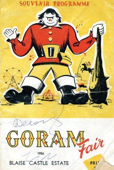 BlaiseMuseum's tweet photo. Ready for today's thing to recreate? May we present the giant Goram at his fair in 1956. Looking forward to your photos of this one! #museumfromhome #GoramFair #CultureinQuarantine #gettymuseumchallenge https://t.co/DAzoqKXqjc